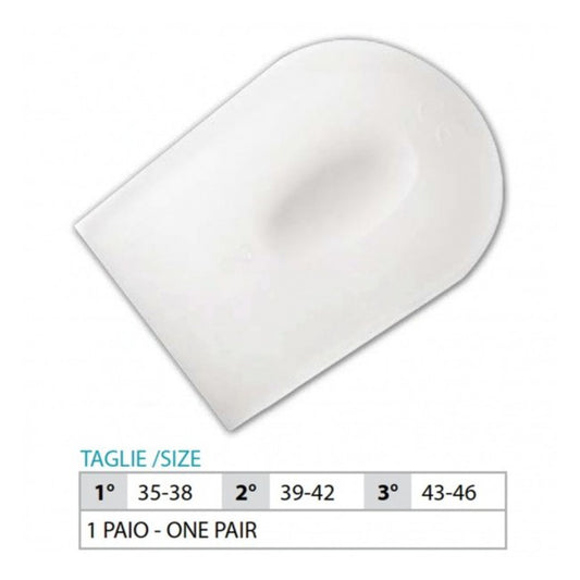 99 OK PED Flat Silicone Heel Cup