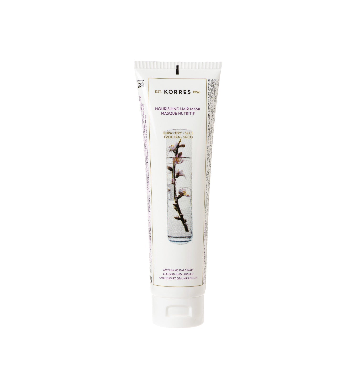 Almond + Linseed Hair Mask for Dry/Damaged Hair 125ml Almond + Linseed Hair Mask for Dry/Damaged Hair 125ml