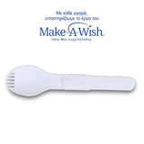 Rectangular stainless steel lunch box "We Care", blue 800ml Rectangular stainless steel lunch box "We Care", blue 800ml