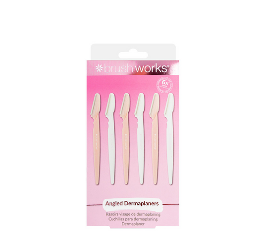 Brushworks Angled Dermaplaners *6pcs