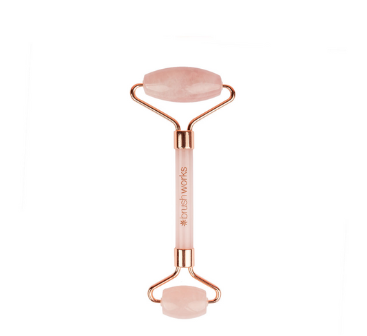 Brushworks Brazilian Rose Quartz Stone Roller