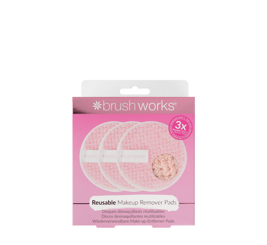 Brushworks Reusable Makeup Remover Pads (Pack of 3)