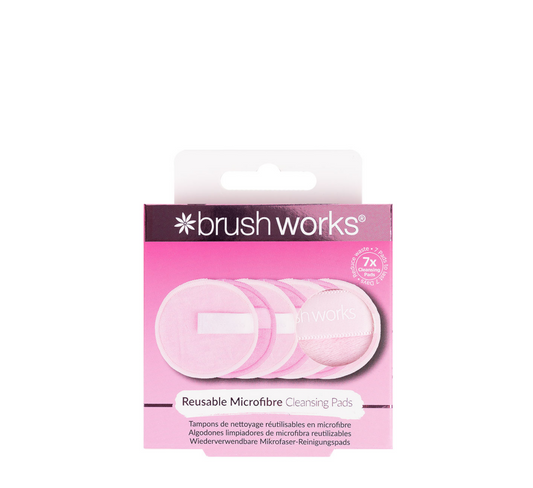 Brushworks Reusable Microfibre Cleansing Pads *7 Pieces