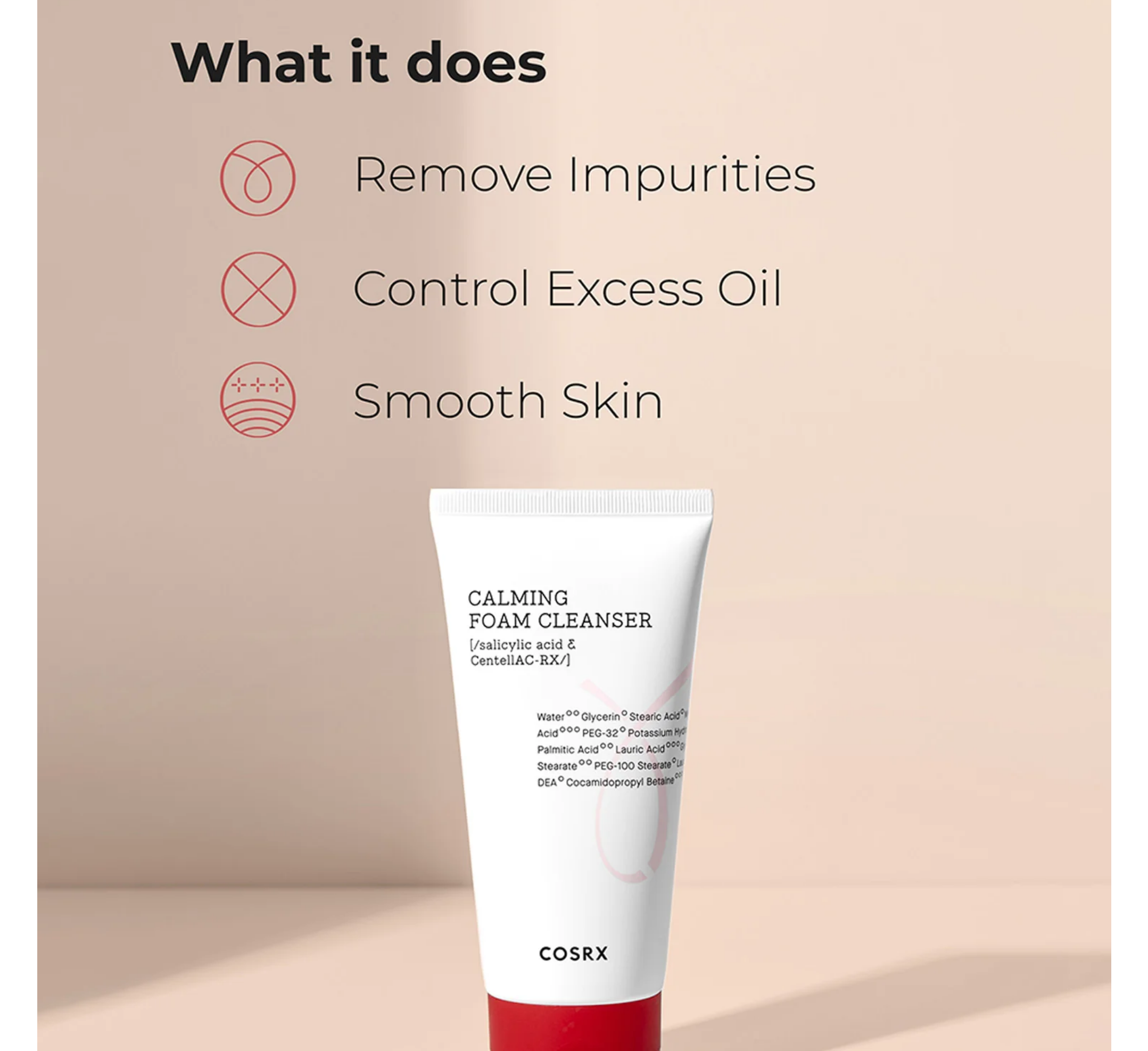 Cosrx AC Collection Calming Foam Cleanser *150ml Cosrx AC Collection Calming Foam Cleanser *150ml
