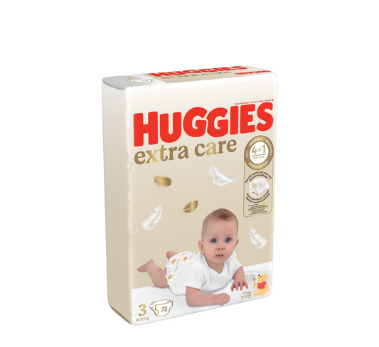 Huggies Extra Care Diapers 3 (6-10kg) *72pcs