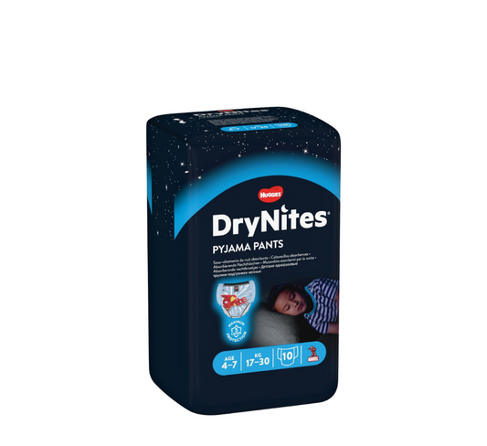 Huggies DryNites Pyjama Pants 4-7 Years (17-30kg) *10pcs