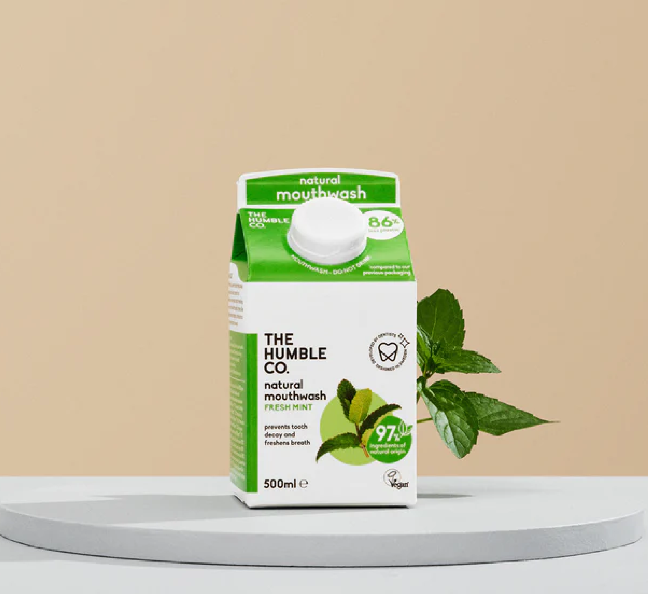Humble Natural Mouthwash Fresh Mint *500ml Humble Natural Mouthwash Fresh Mint *500ml