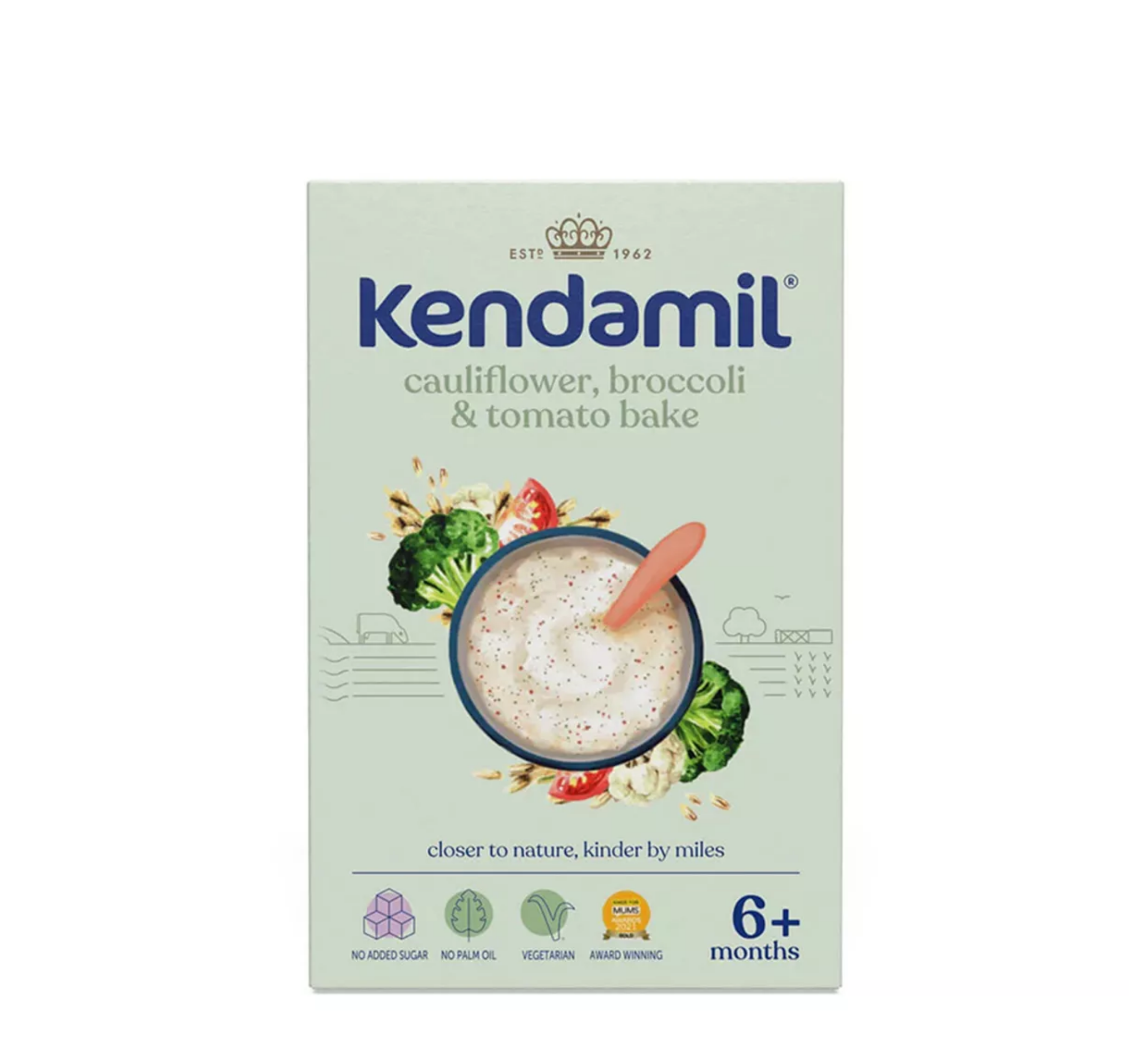 Kendamil Cauliflower, Broccoli & Tomato Bake *150gr (6 muajsh+) Kendamil Cauliflower, Broccoli & Tomato Bake *150gr (6 muajsh+)