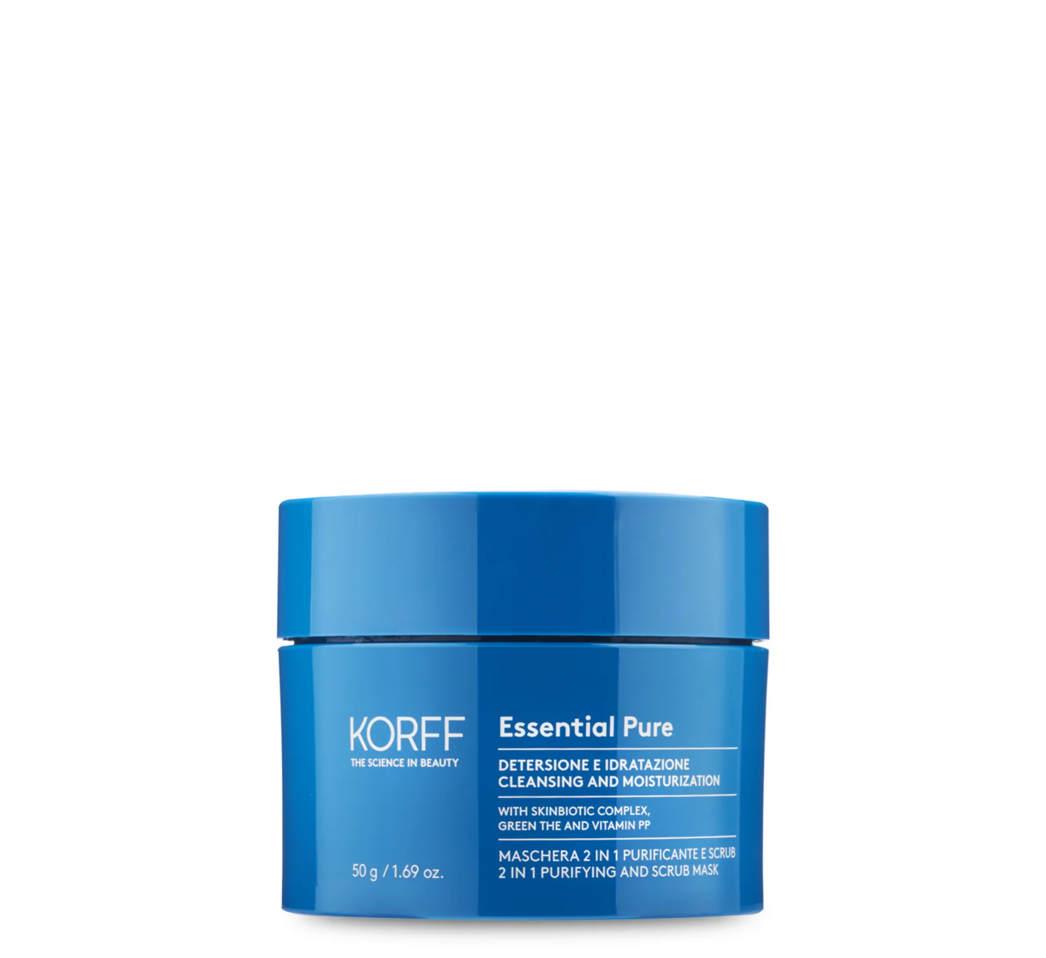 Korff Essential 2 in 1 Purifying & Scrub Mask *50gr Korff Essential 2 in 1 Purifying & Scrub Mask *50gr