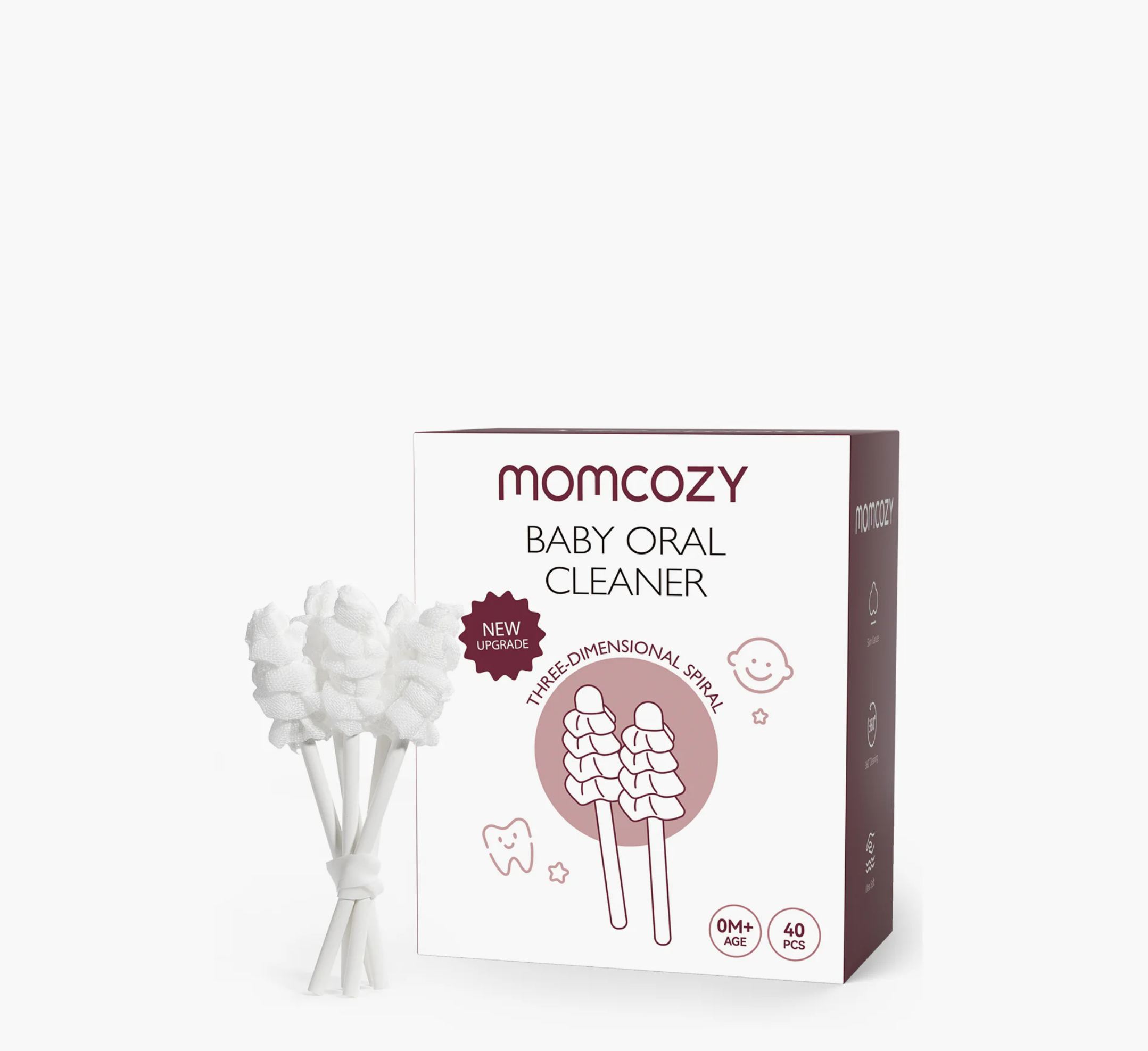 Momcozy Baby Oral Cleaner Gauze *40pcs Momcozy Baby Oral Cleaner Gauze *40pcs
