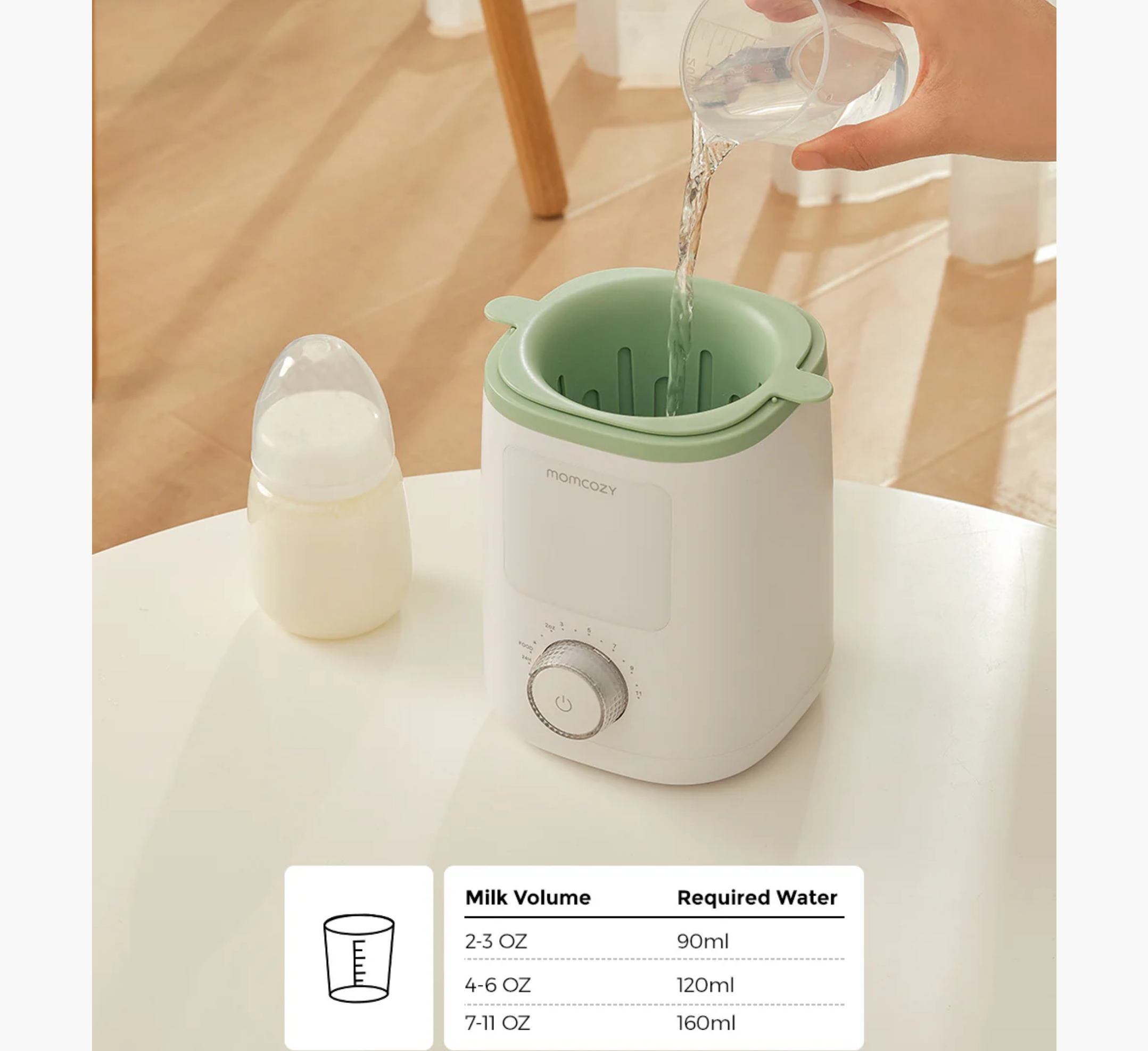 Momcozy MW02 Nutri Smart Analog Baby Bottle Warmer Momcozy MW02 Nutri Smart Analog Baby Bottle Warmer