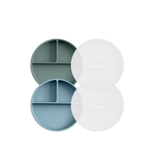 Moonkie Suction Plates 4 Months+ (2 Pack)