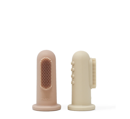 Mushie Baby Finger Toothbrush 2-Pack