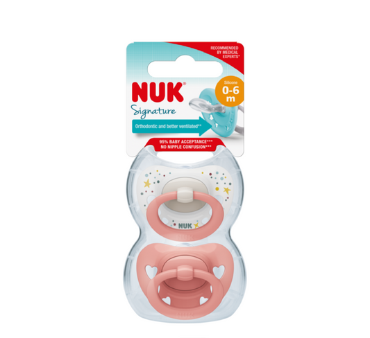NUK Biberon Rrens Silikon Signature Limited Edition (0-6 muajsh)