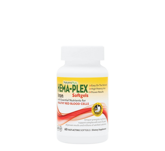 Natures Plus Hema-Plex Iron Softgels *(60 softgels)