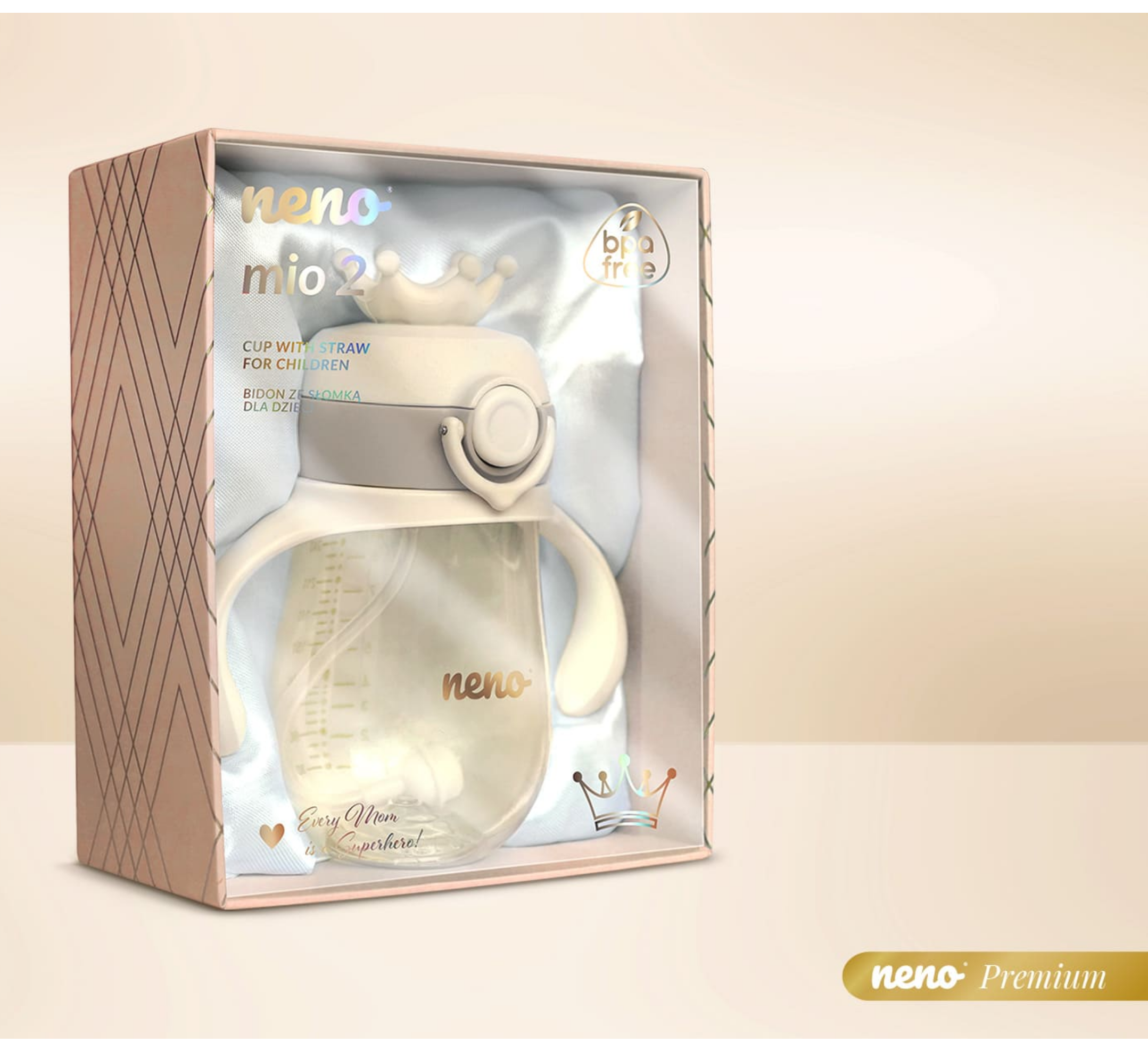 Neno Mio 2 – Cup with Straw for Children *280ml Neno Mio 2 – Cup with Straw for Children *280ml