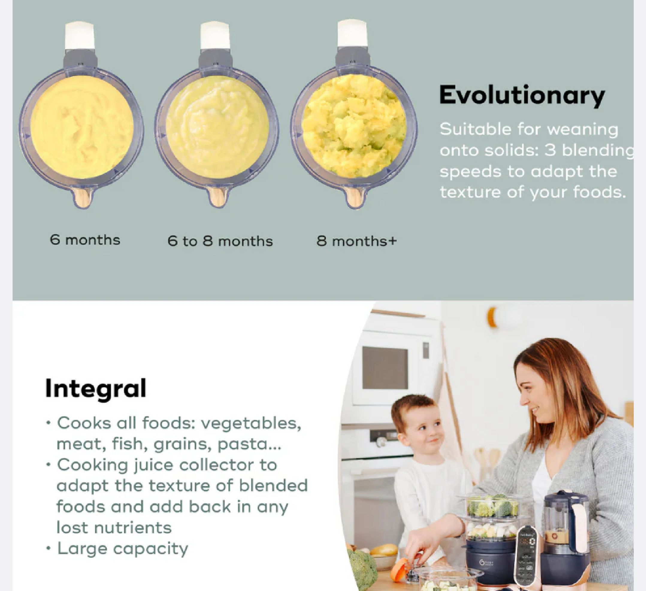 Nutribaby+ 6in1 XL Baby Food Maker Nutribaby+ 6in1 XL Baby Food Maker