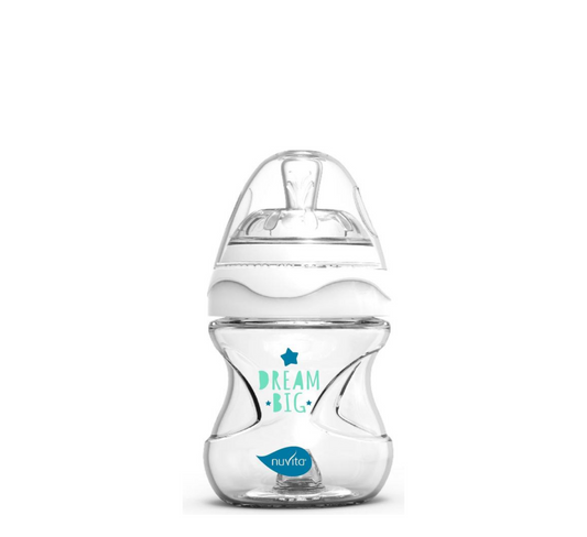 Nuvita Glass Anti-Colic Baby Bottle - Materno Feel Glass