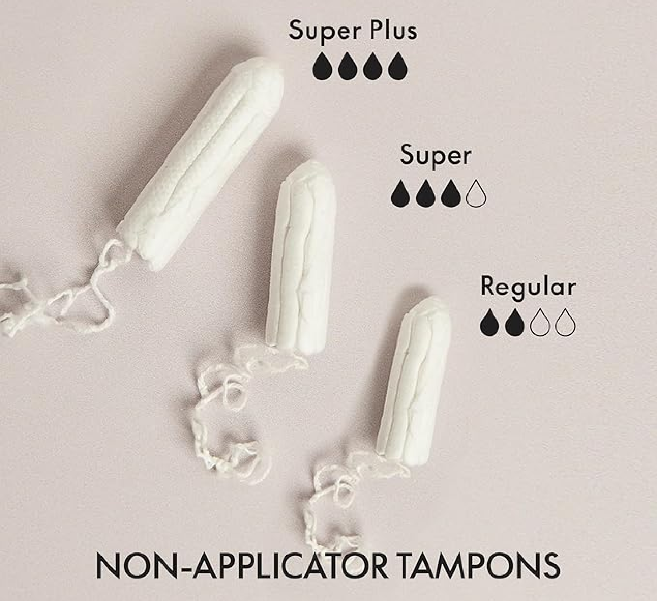 Organic Cotton Non-Applicator Tampons Organic Cotton Non-Applicator Tampons