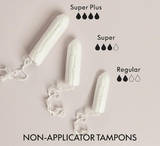 Organic Cotton Non-Applicator Tampons Organic Cotton Non-Applicator Tampons