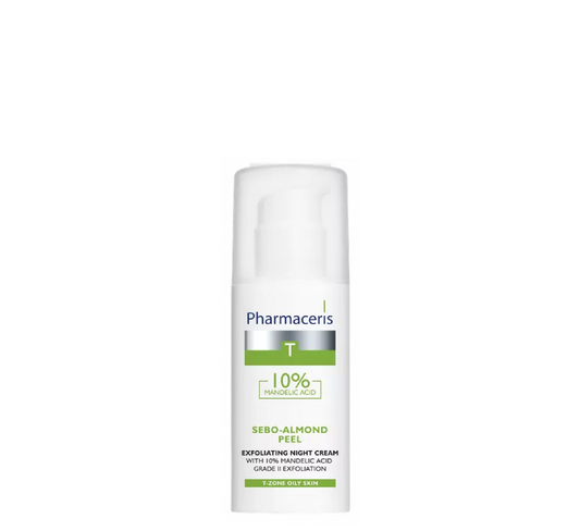 Pharmaceris T Sebo Almond-Peel Exfoliating Night Cream (10% Mandelic Acid) *50ml