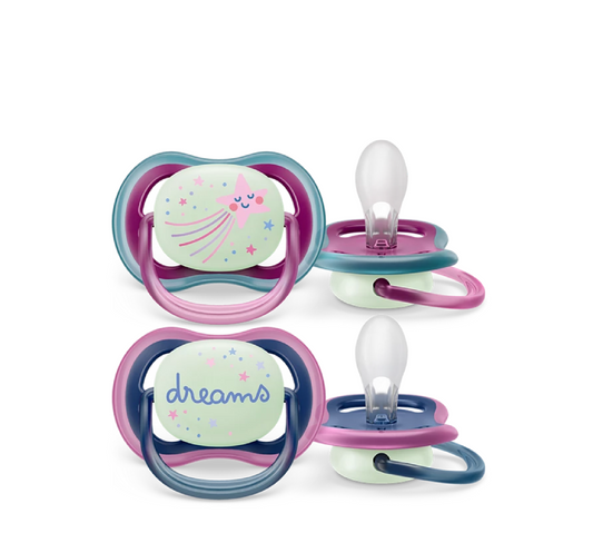 Philips Avent Biberon Rrens Ultra Air Night Time (6-18 Muajsh) *2pcs