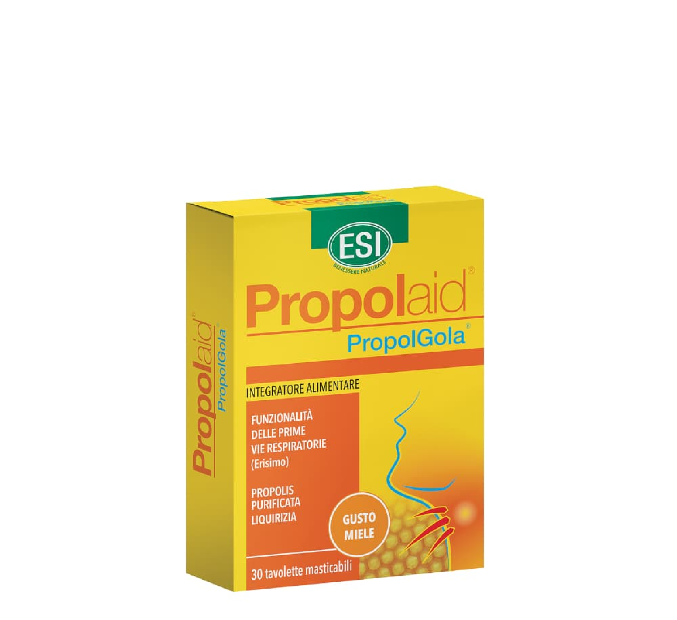 ESI Propolaid Propolgola Honey Chewable Tablets *30tab ESI Propolaid Propolgola Honey Chewable Tablets *30tab