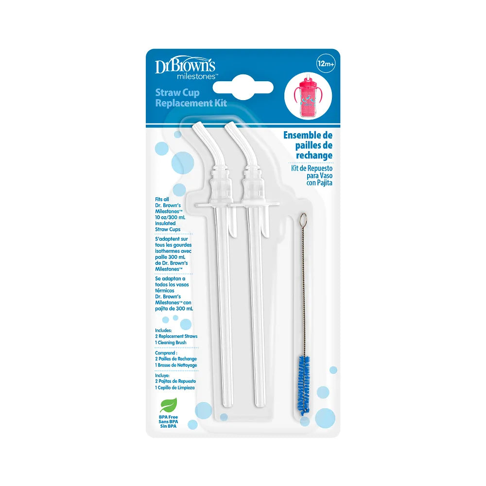 Dr. Brown’s® Milestones™ Insulated Straw Cup Replacement Kit Dr. Brown’s® Milestones™ Insulated Straw Cup Replacement Kit