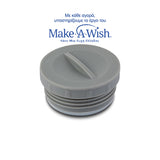 Round stainless steel insulated lunch box "We Care", green 400ml Round stainless steel insulated lunch box "We Care", green 400ml