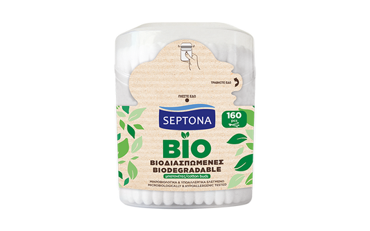 160 Biodegradable cotton buds Pop-Up