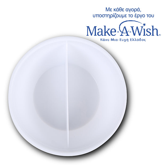 Round stainless steel insulated lunch box "We Care", blue 850ml Round stainless steel insulated lunch box "We Care", blue 850ml