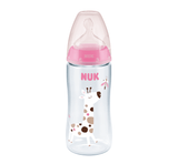 NUK Shishe Plastike First Choice+ Silikon (0-6M) - Halsa NUK Shishe Plastike First Choice+ Silikon (0-6M) - Halsa