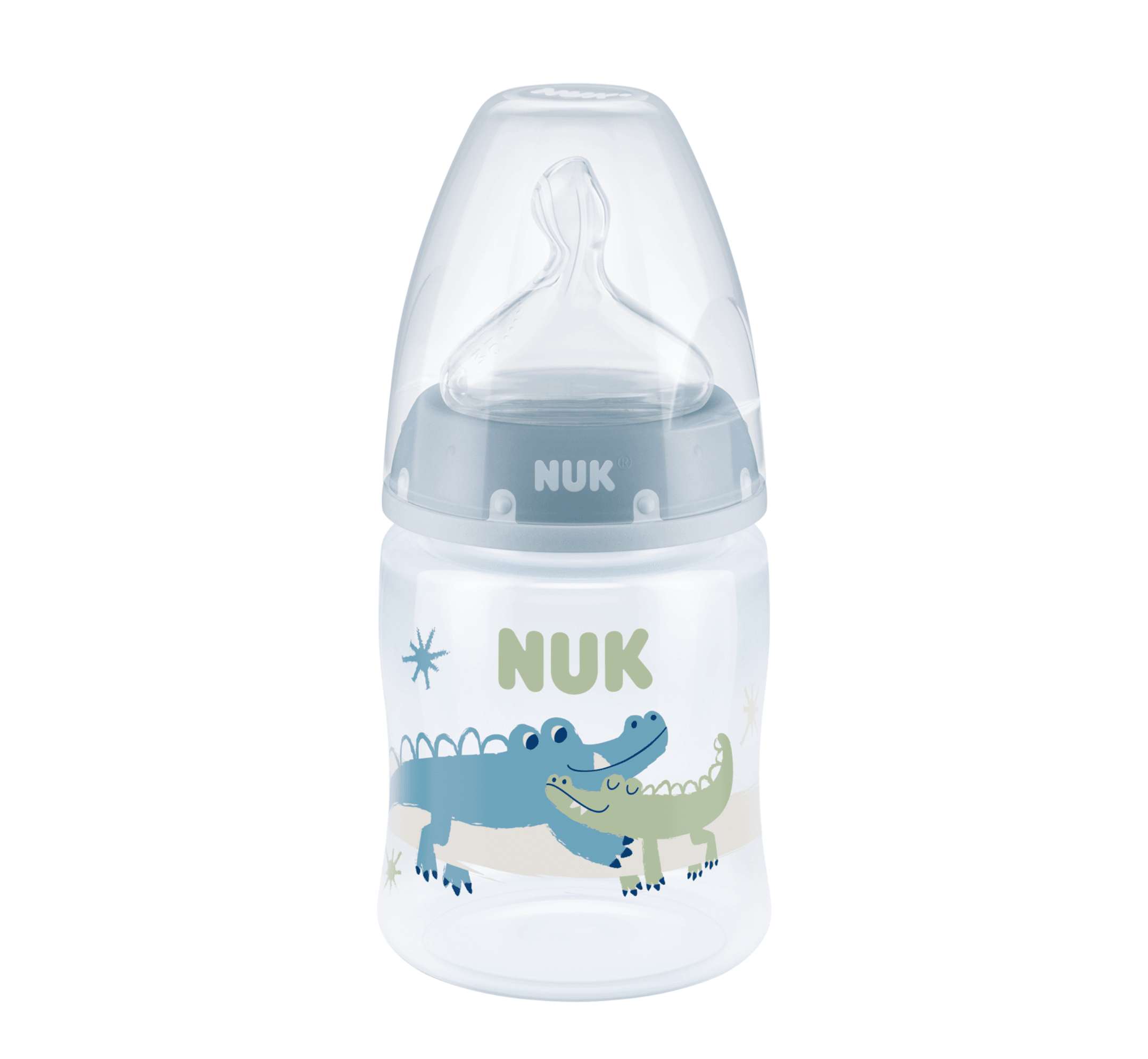 NUK Shishe Plastike First Choice+ Silikon (0-6M) - Halsa NUK Shishe Plastike First Choice+ Silikon (0-6M) - Halsa