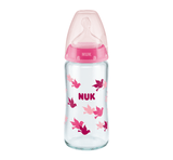 NUK Shishe Qelqi First Choice+ Silikon (Temp.Control) - Halsa NUK Shishe Qelqi First Choice+ Silikon (Temp.Control) - Halsa