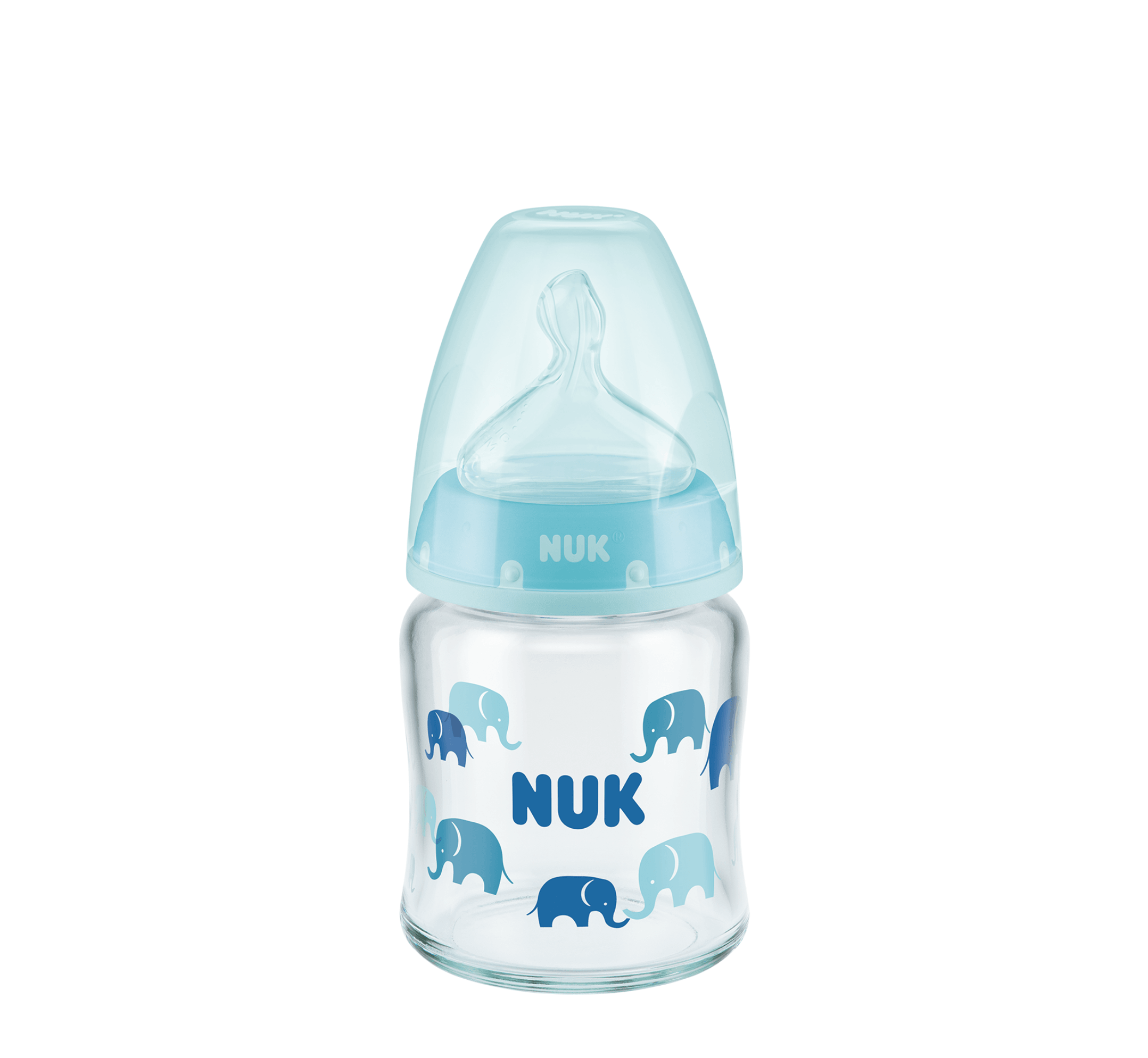 NUK Shishe Qelqi First Choice+ Silikon (Temp.Control) - Halsa NUK Shishe Qelqi First Choice+ Silikon (Temp.Control) - Halsa