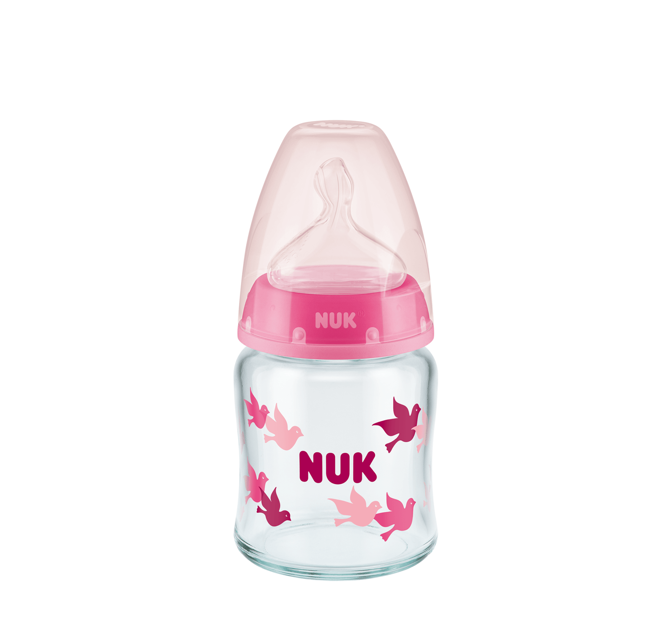 NUK Shishe Qelqi First Choice+ Silikon (Temp.Control) - Halsa NUK Shishe Qelqi First Choice+ Silikon (Temp.Control) - Halsa