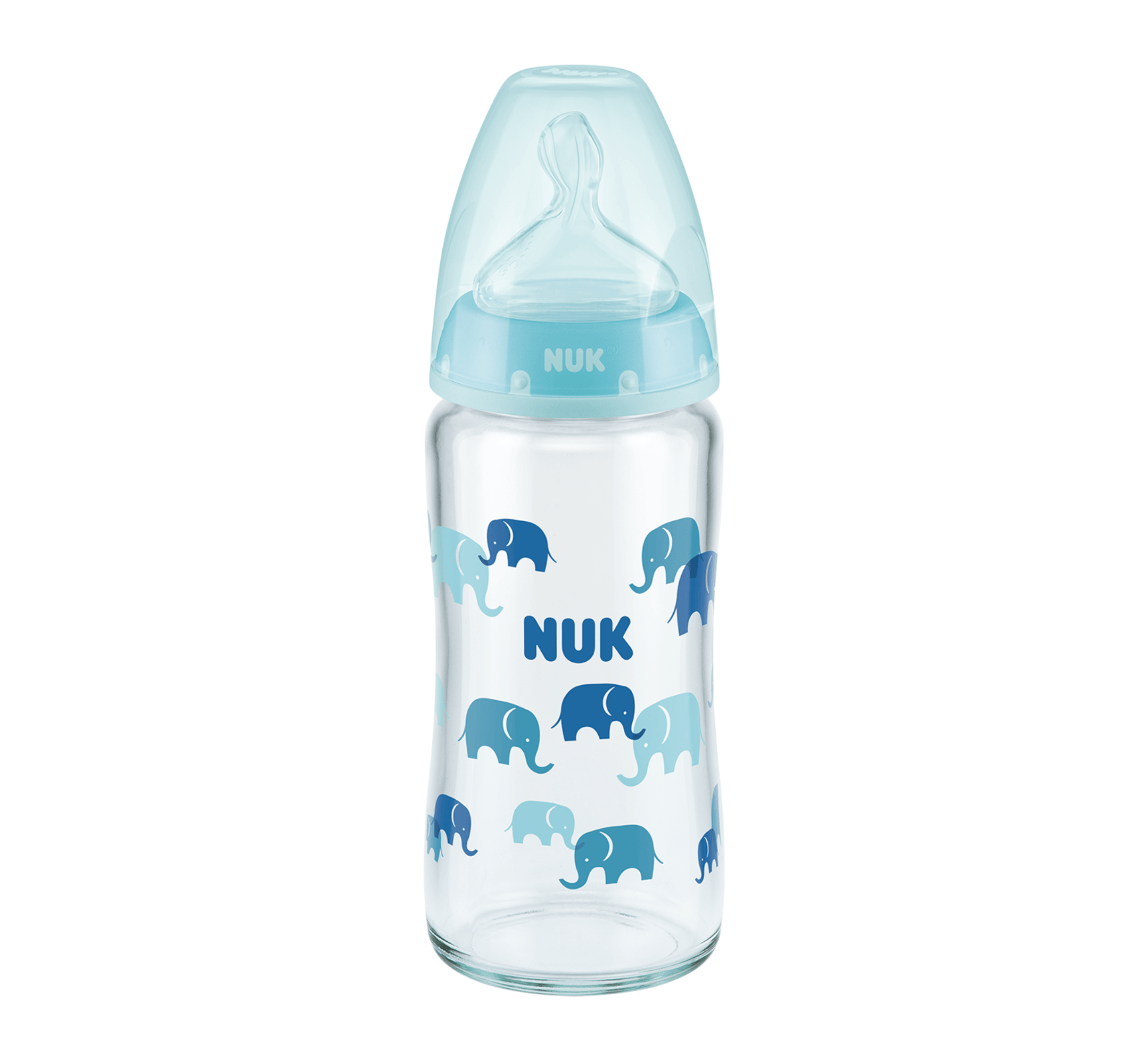 NUK Shishe Qelqi First Choice+ Silikon (Temp.Control) - Halsa NUK Shishe Qelqi First Choice+ Silikon (Temp.Control) - Halsa
