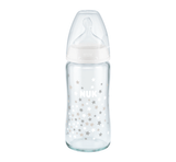 NUK Shishe Qelqi First Choice+ Silikon (Temp.Control) - Halsa NUK Shishe Qelqi First Choice+ Silikon (Temp.Control) - Halsa