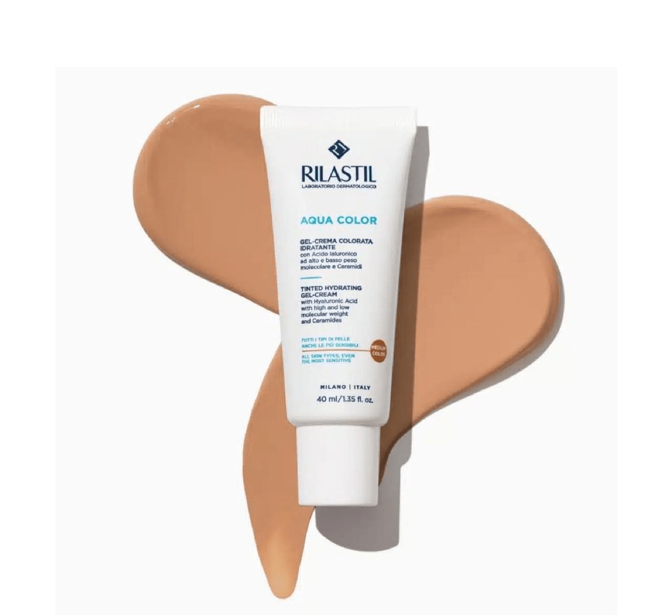 Rilastil Aqua Color Tinted Gel-Cream - Halsa Rilastil Aqua Color Tinted Gel-Cream - Halsa