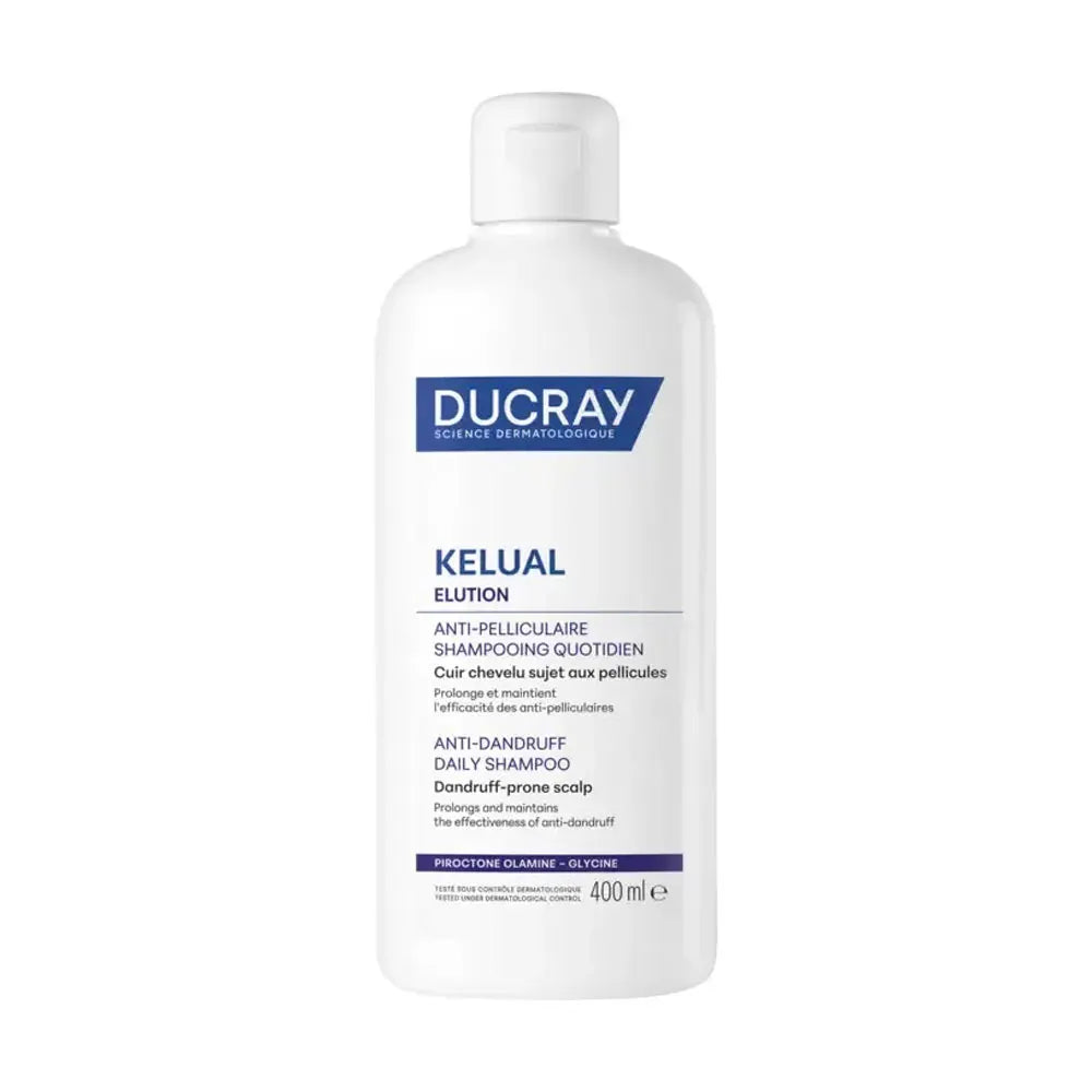 Ducray Kelual Elution Anti-Dandruff Daily Shampoo *400ml