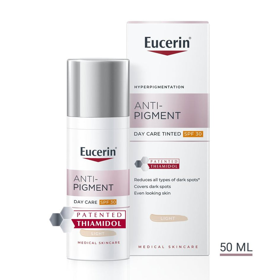 Дневен крем против пигменти со SPF 30, светло нијансиран крем