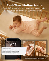 Momcozy 5-Inch Dual-mode Smart Baby Monitor with 2 Camera -BM04