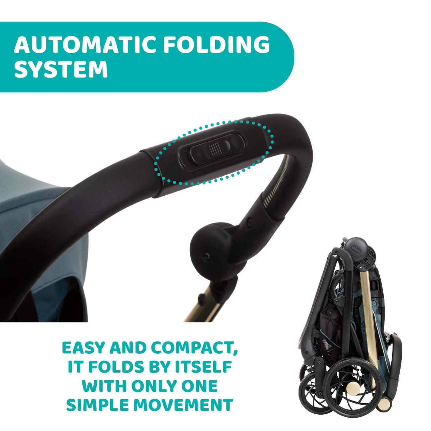 One4Ever 2-ways facing stroller Lightweight