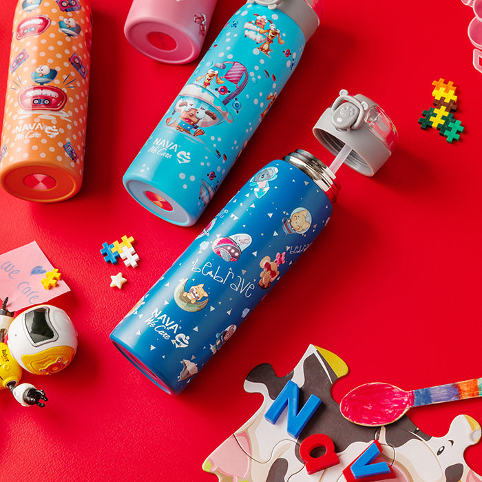 Stainless steel insulated water bottle "We Care", Be brave 500ml