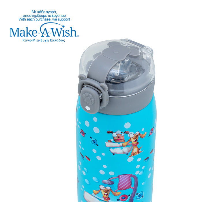 Stainless steel insulated water bottle "We Care", Doggy Bath 500ml