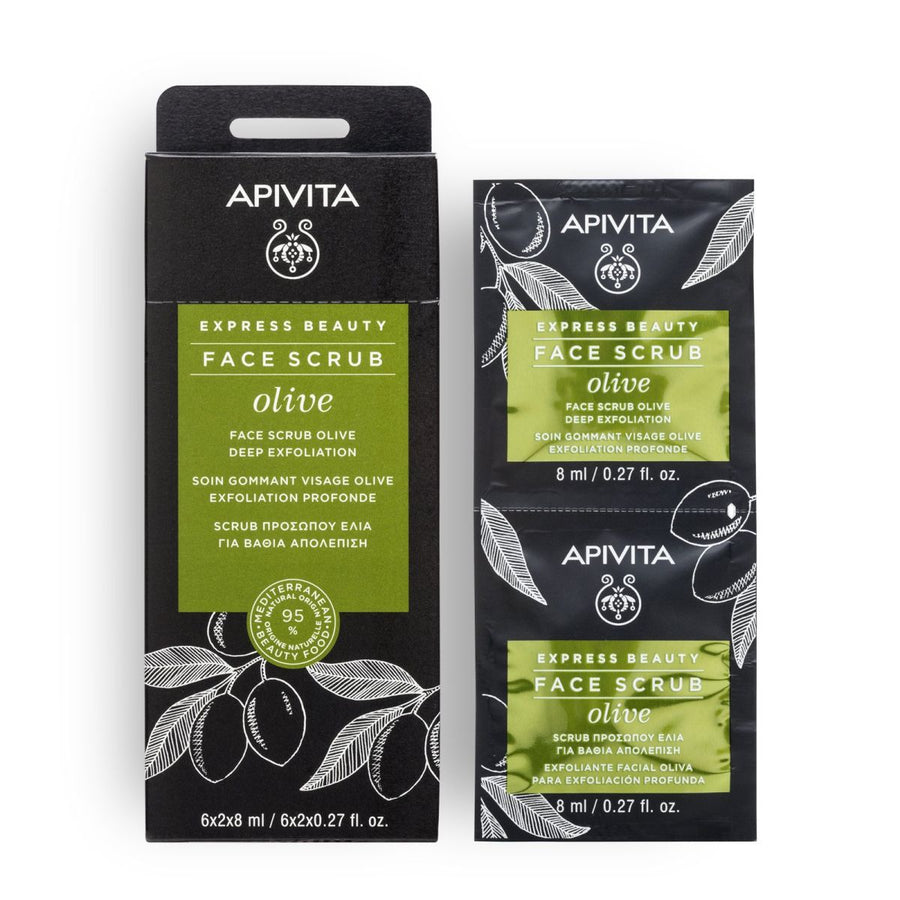 Face Scrub Olive for Deep Exfoliation