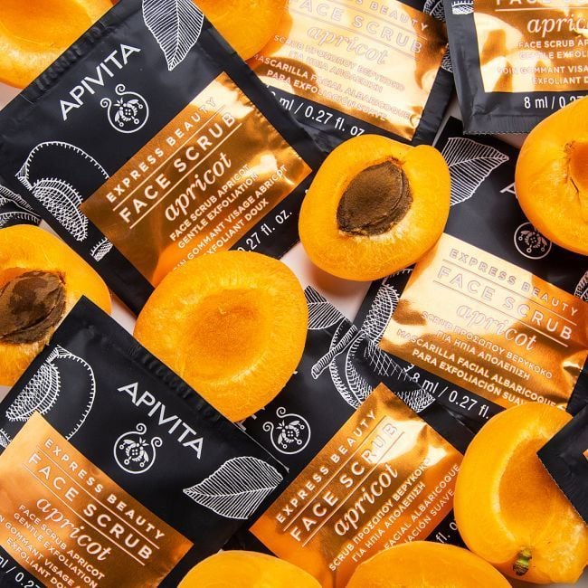Face Scrub Apricot for Gentle Exfoliation 2x8ml