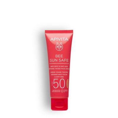 Bee Sun Safe Anti-Spot & Anti-Age Defense Tinted Face Cream SPF50