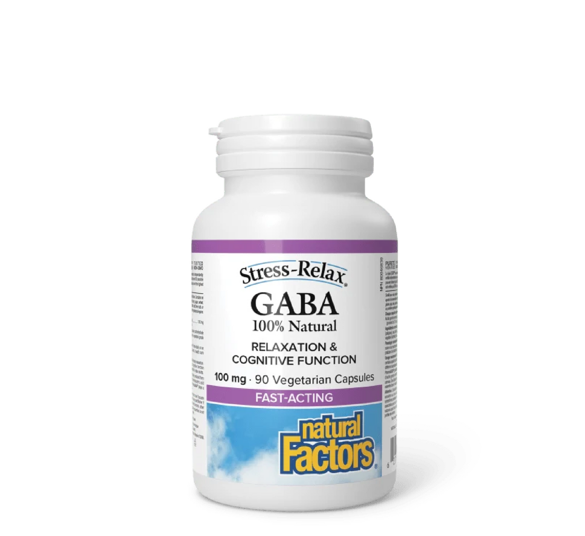 100% Natural GABA 100 mg (*90 veg caps)