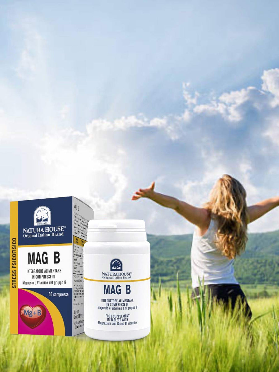 MAG B Magnesium Tablets & Group B Vitamins *60tabs